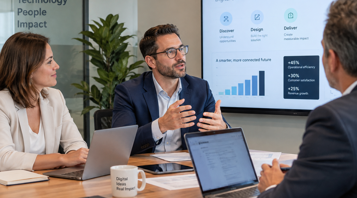 Action de prospection commerciale pour des entreprises de services numériques