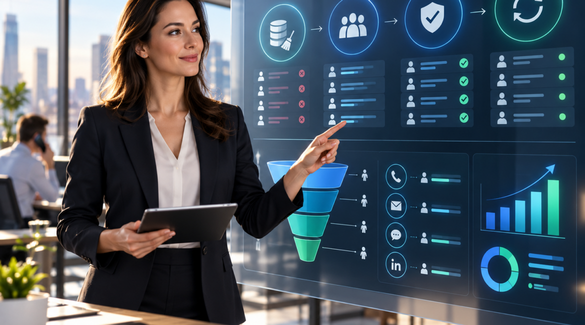 Qualification d' un fichier de prospection BtoB pour une action commerciale